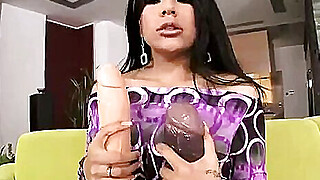 Latinas Masturbating with XXL Sex Toys Porn Video