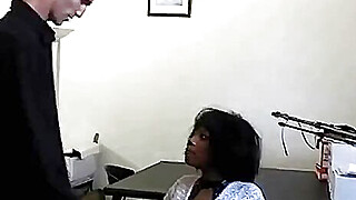 Milf black babe hairy pussy fucked hard by younger stud Porn Video