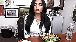 Selena Santana spanked and fucked hard at job interview Porn Video