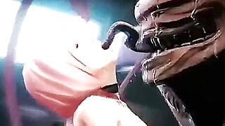3D Monstrous Alien Ruins Teen Babe Porn Video