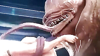 3D Monstrous Alien Ruins Teen Babe Porn Video