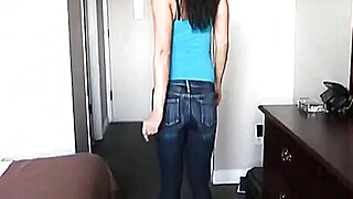 Asian Jasmine wetting her jeans pissing herself Porn Video