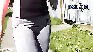 Asian Jasmine wetting her jeans pissing herself Porn Video