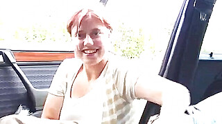 BoobieKat In Car Porn Video