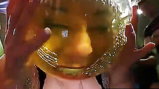 Milf brunette epic extreme bukkake drink over flowing cum Porn Video