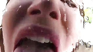 Yasmin Scott licks sticky cum Porn Video