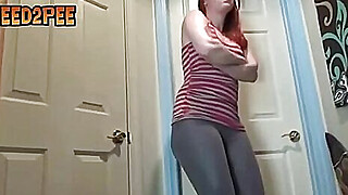 Katie and Janira Wolfe peeing their pants Porn Video