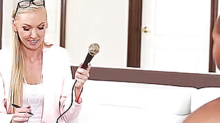 Interview teen Kara gets mouth and pussy stuffed with BBC Porn Video