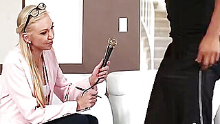 Interview teen Kara gets mouth and pussy stuffed with BBC Porn Video