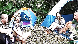 Innocent Camping Took a Wrong Turn into Group Orgy Porn Video