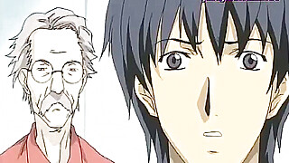 Hentai brunette masturbating with a vibrator Porn Video