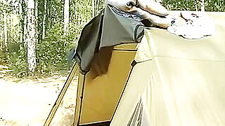 Incredible college DP on a camping site Porn Video