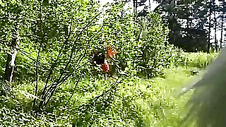 Little Red Riding Hood fucking with Panda in the wood Porn Video