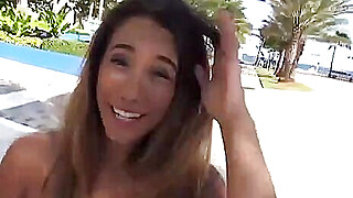 Sexy women flash their tits for money Porn Video