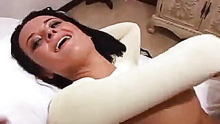 Good looking brunette hairdresser roughly fucked Porn Video