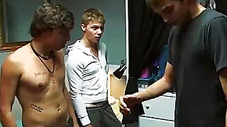 Horny frat boys have a cock sucking party no girls Porn Video