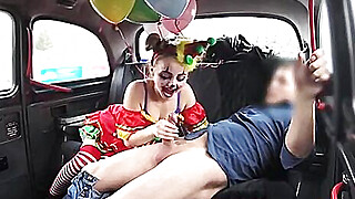 Gal in clown costume fucked by the driver for free fare Porn Video