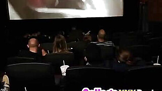 Gorgeous College Slut Rides Cock In The Cinema Porn Video