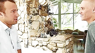 The plan is to bindfold her for a nice threesome surprise Porn Video