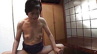 Skinny Japanese Granny fucked Porn Video