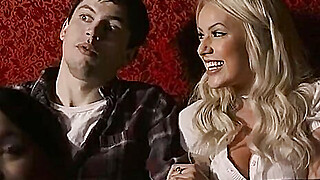 Teen fucks boyfriend in the cinema with her stepmom there Porn Video