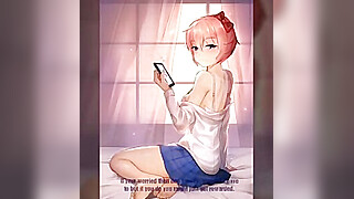 Sayori DDLC JOI Porn Video