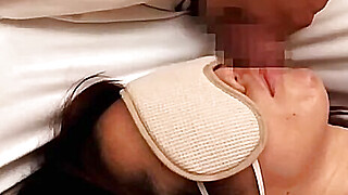 Blindfolded Busty Girl Oil On Body Getting Her Face Rubbed With Cock Giving... Porn Video