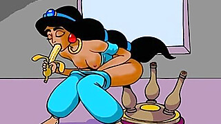 Princess Jasmine gets drilled by literally everyone in Disney world Porn Video