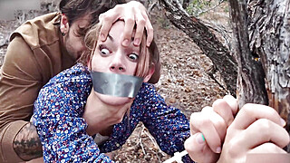 Juniper Ren - Public bondage fuck with hardcore anal and blowjob Porn Video