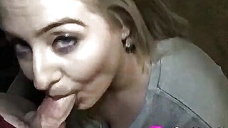 TONSIL HOCKEY Partied Out Blonde Face Fucked and Facialized POV Porn Video