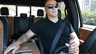 Sean Lawless jacks off in Traffic! Porn Video