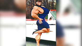 Female bodybuilding fbb bodybuilder muscle art Porn Video