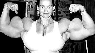 Female bodybuilding fbb bodybuilder muscle art Porn Video