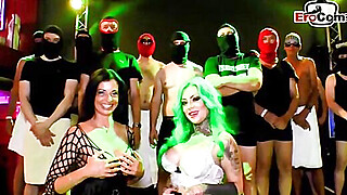 German Extreme Squirting Gangbang party Rosella extrem Porn Video