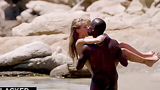 INTERRACIAL BEACH Hotwife Vacation compilation Porn Video