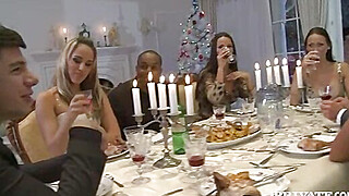 A Christmas Orgy Between Friends Porn Video