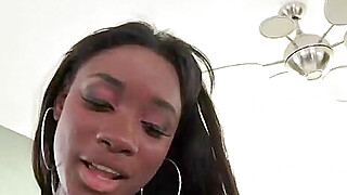 Pretty ebony Bonnie Amor picked up and fucking Porn Video