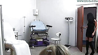 Lesbian doctor turns her patient on with various kinky instruments Porn Video