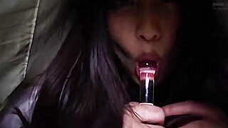 ASMR Cute Chinese Girlfriend Night Blowjob Simulation Porn Video