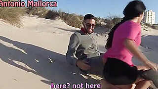 PUBLIC BLOWJOB ON THE BEACH OF PORTUGAL Porn Video