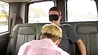 Gay sucks a big cock in the car Porn Video