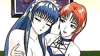 Busty anime lesbians fingering wet pussies Porn Video