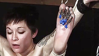 Extreme Feet Needle "brutality" and Foot Caning Porn Video