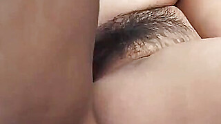 Asian plumper has her hairy cunt destroyed by a BBC Porn Video