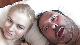 Young Czech slut bangs with old fat guy in bed Porn Video