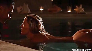 RedHot wifey Sienna gets two stiffys in the pool Porn Video