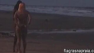 My wife's first time with another woman on the beach Porn Video