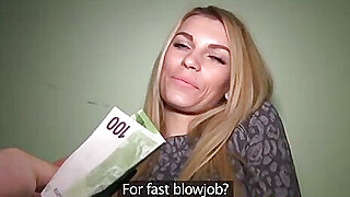 Attractive Ukrainian blonde Karina Grand takes cash to be fucked Porn Video