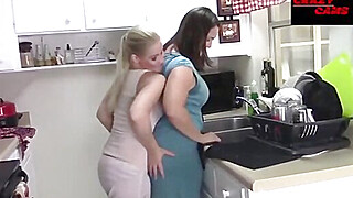 Lesbian Fucking In The Kitchen Porn Video