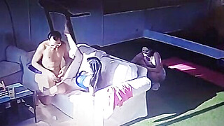 Young couple having wild sex in living room (SpyCam) Porn Video